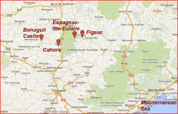 The sights in this post are in a small area just north of Toulouse, France.