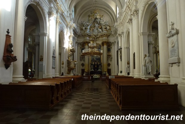 Interior of the Visitants' Church.