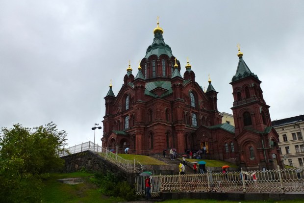 Exterior view of Uspenski Cathedral.