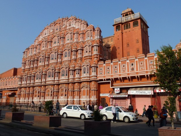 The Hawa Mahal in Jaipur.