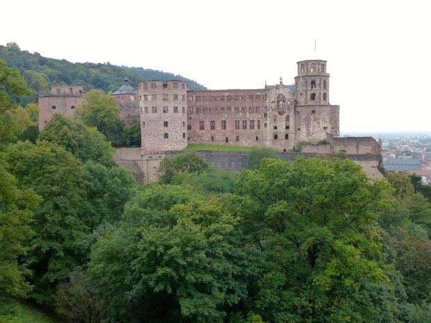 Another view of Heidelberg Castle from the gardens.