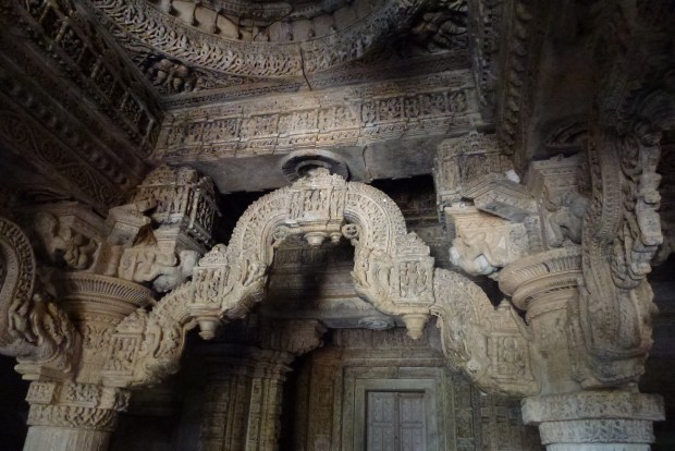 Interior temple view.