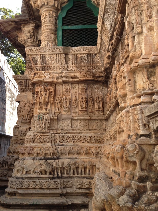 Detail of the carvings on the main temple (16th century).