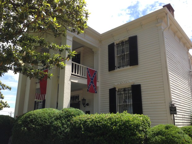 An exterior view of Lotz House.