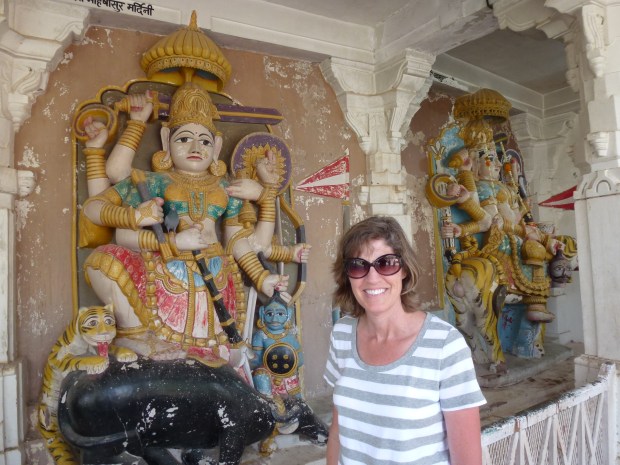 One of the Hindu shrines in Mandore.