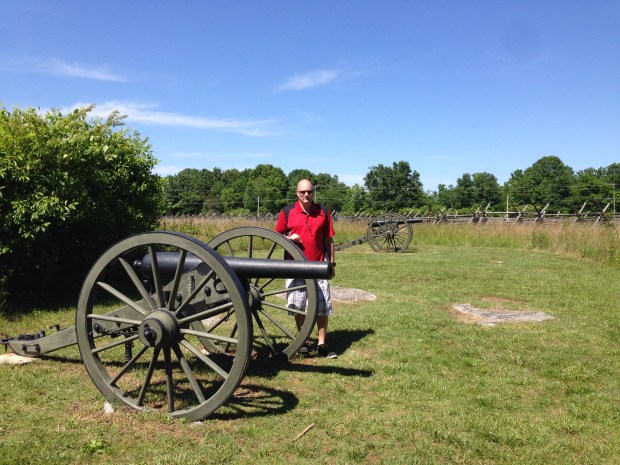 A view of the battlefield. The night before the battle, soldiers slept here on the frozen ground without fires, knowing a major battle was imminent.