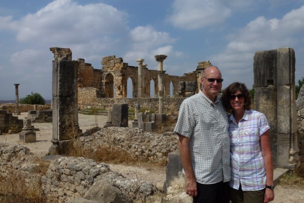 The Forum and Basilica at Volubilis.