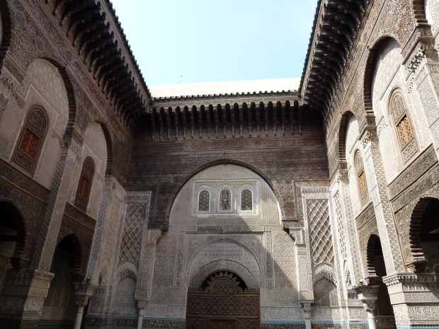 The courtyard of Medersa el Attarine.