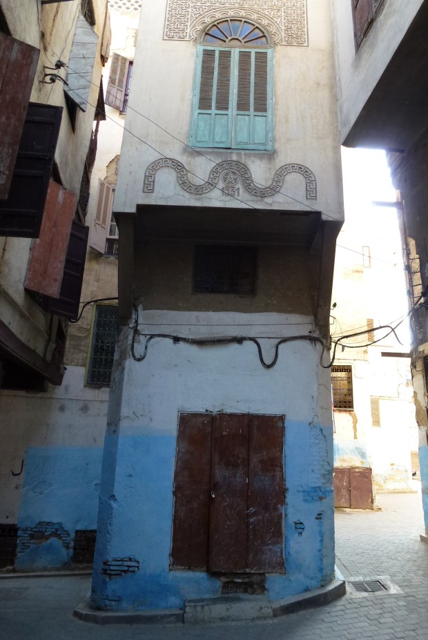 Look closely at the decorations on the 2nd story and you'll see a Star of David, and note the year - 1531.