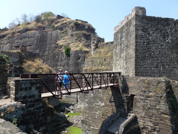 A deep moat - another defensive feature inside the Fortress.
