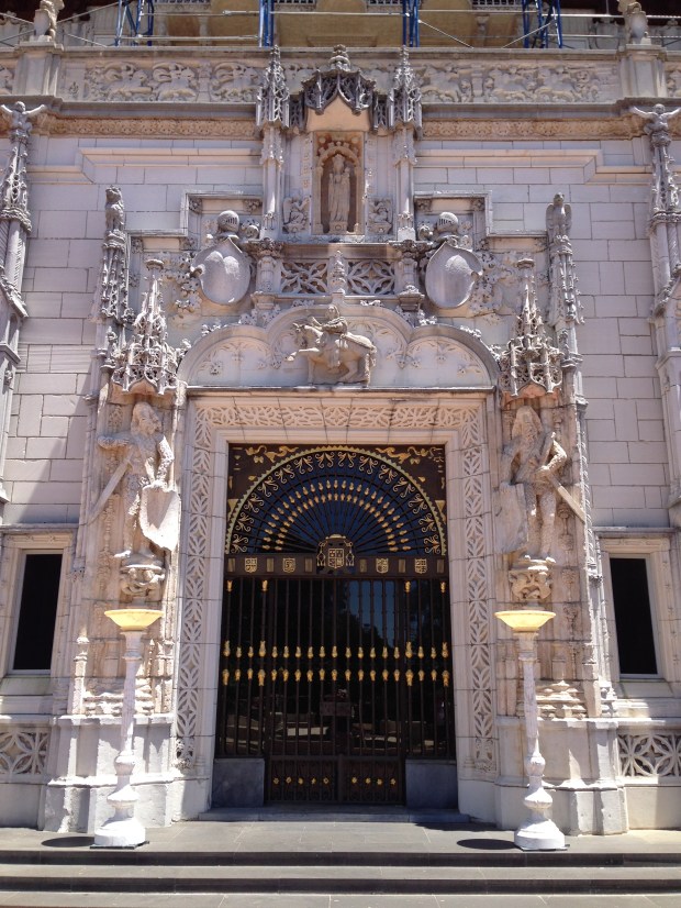 One of the entrances to the castle.