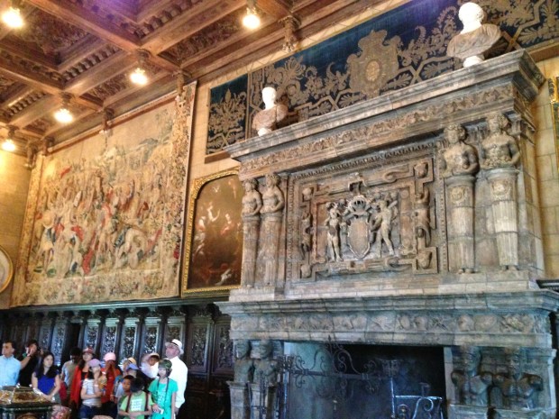 The grand reception room. Where arriving guests would have gathered.