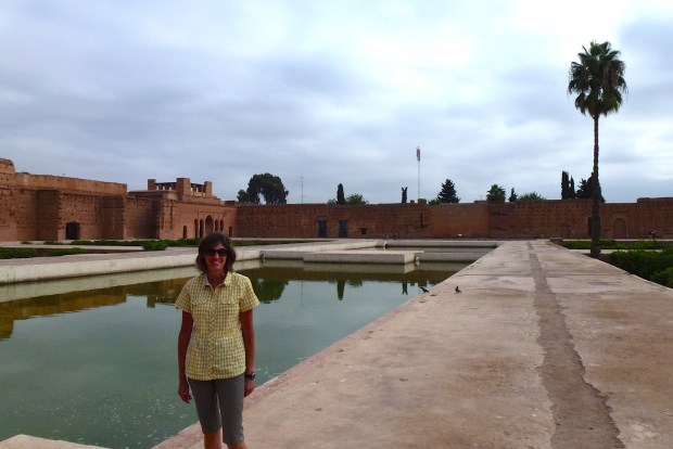 The large pool at El Badi Palace.