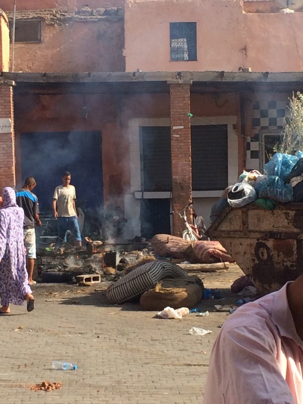 Some of the sheep fires. Hard to describe the sights and smells through a photo.