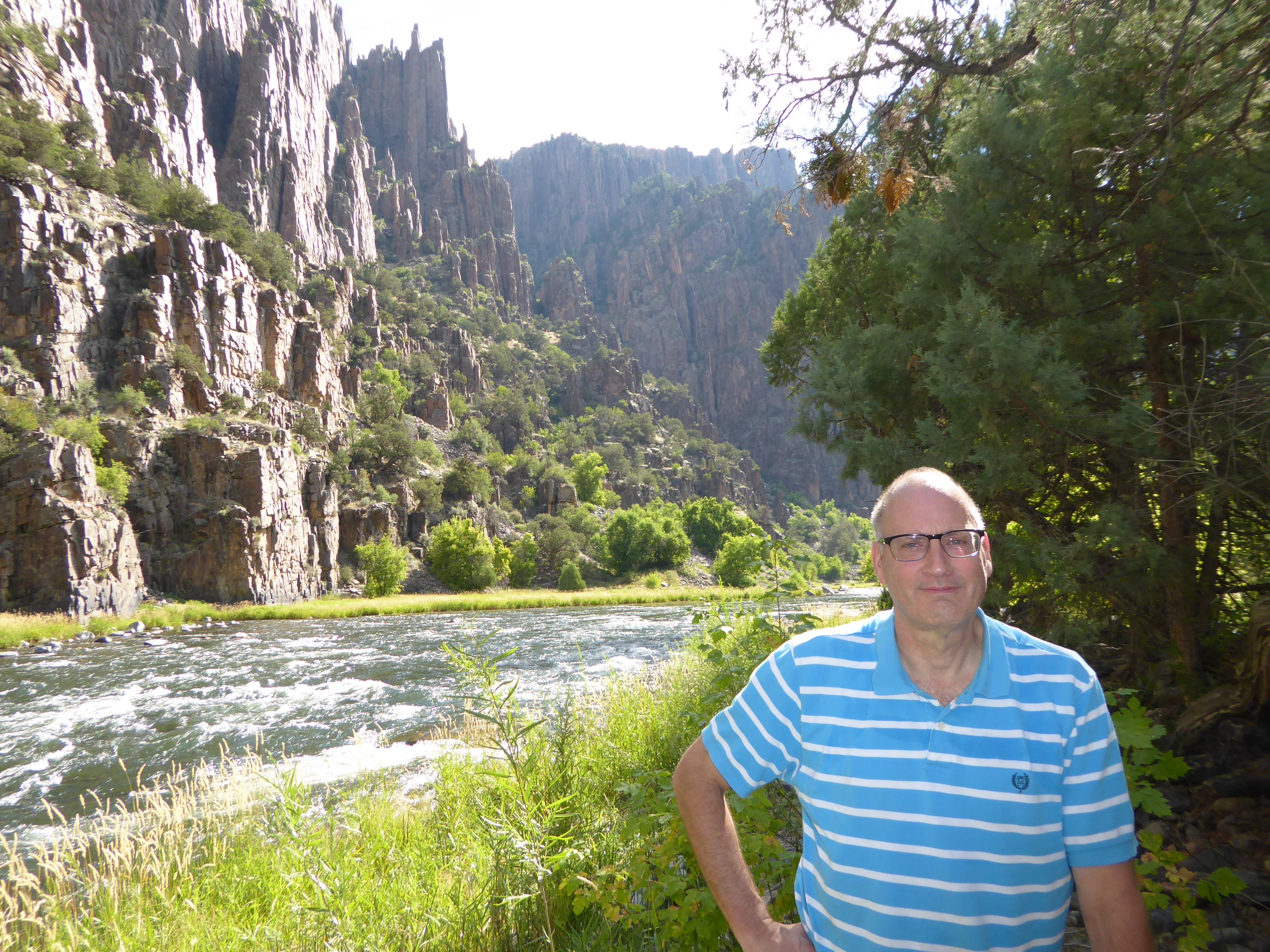 Gunnison river in Black Canyon