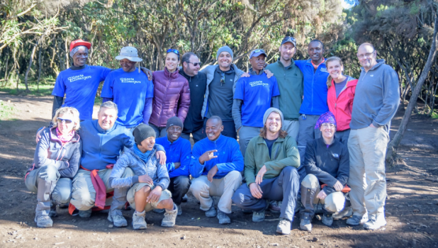 Climbing Mt. Kilimanjaro.