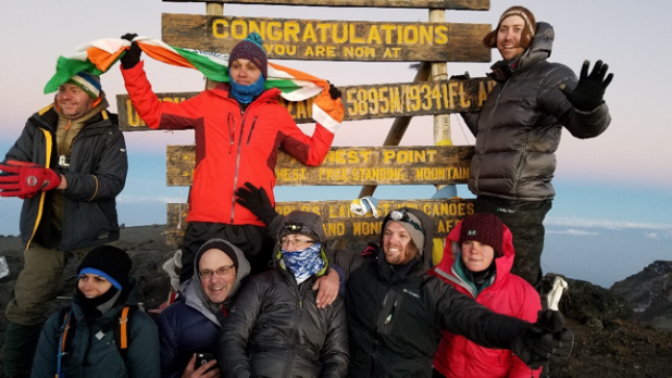 Summit of Mt. Kilimanjaro.