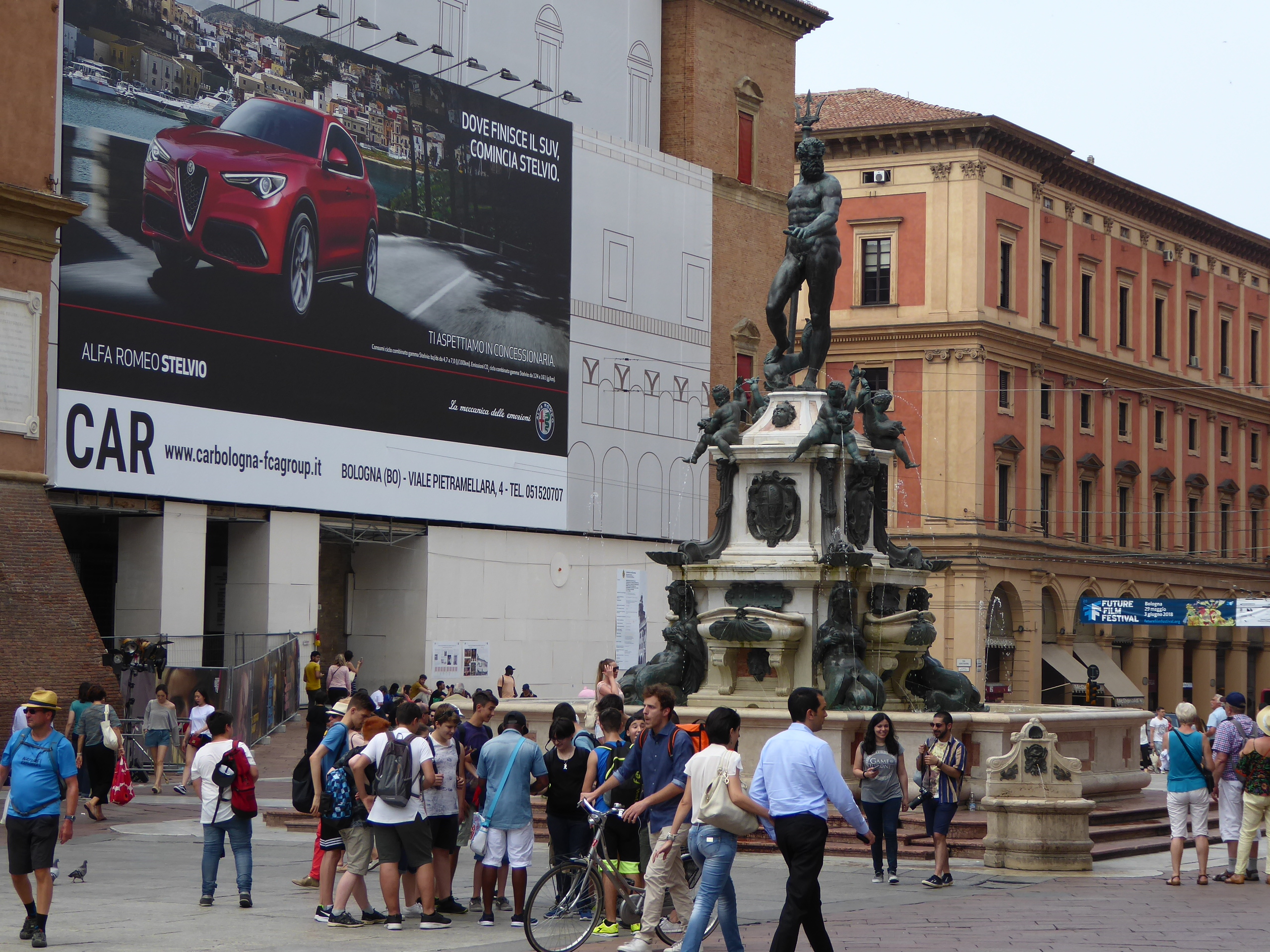 Neptune's Fountain, Bologna, Italy
