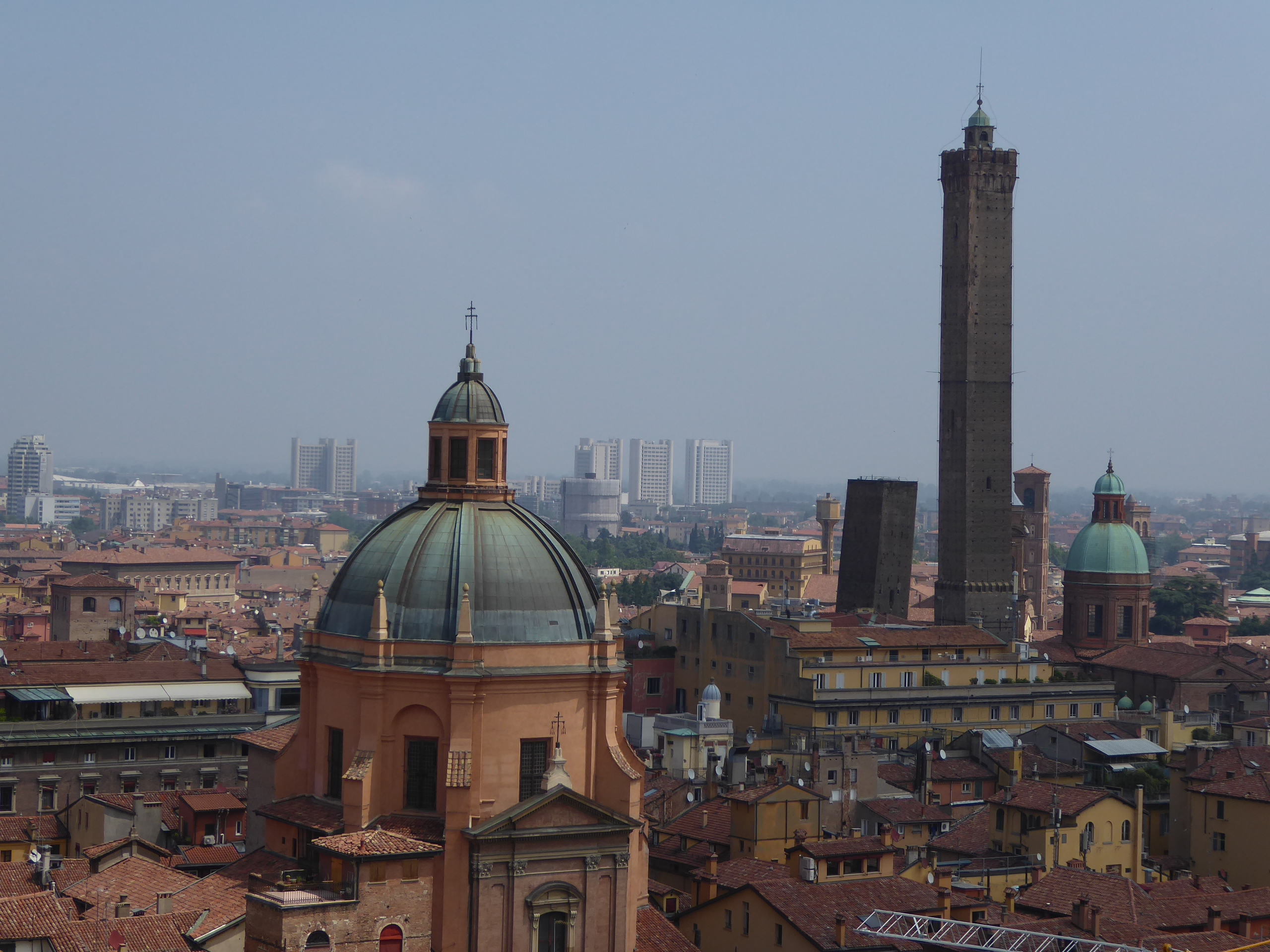 Torre Asinelli and Torre Garisenda, Bologna, Italy