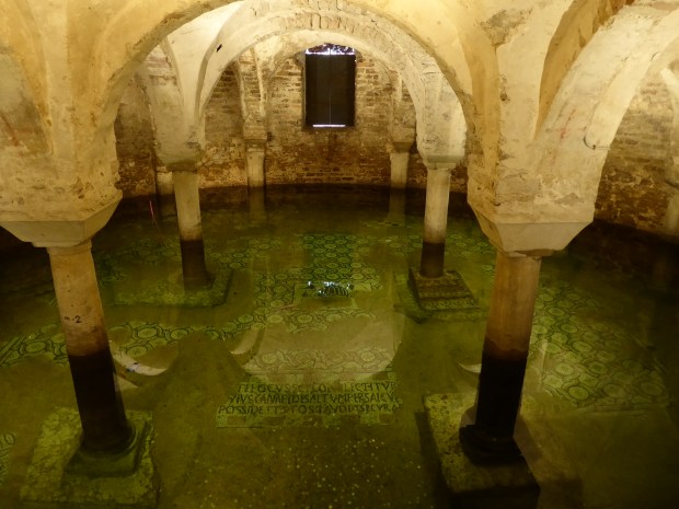 Basilica San Francesco crypt, Ravenna, Italy