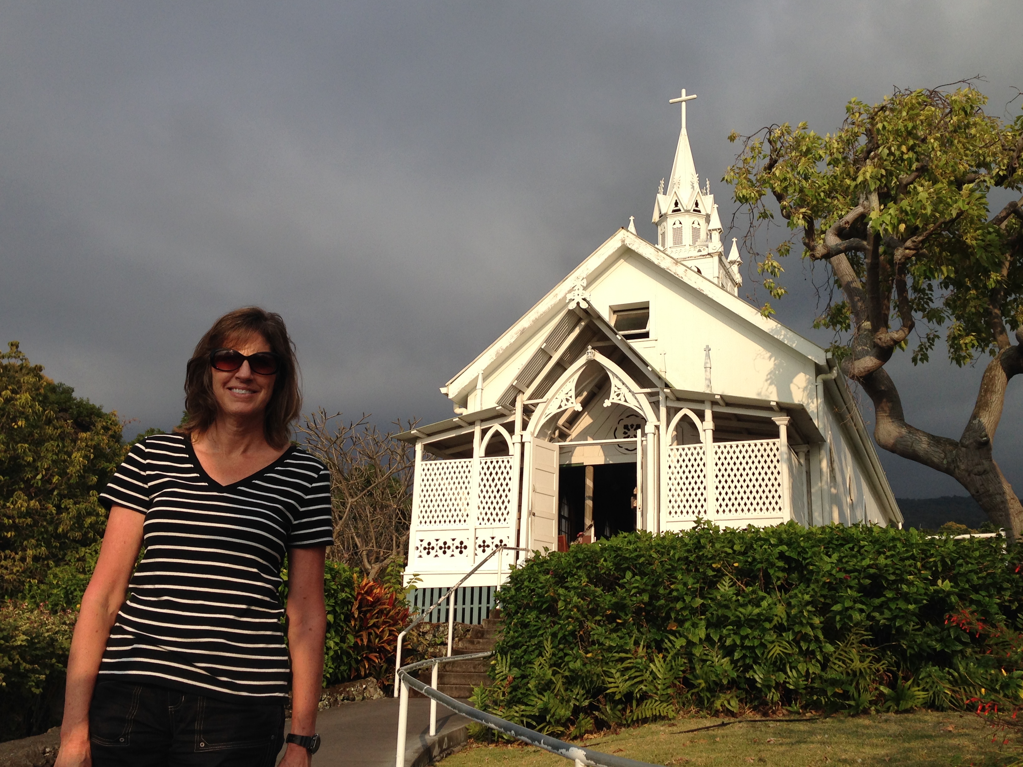 Saint Benedict's Painted Church, Honaunau, Hawaii.