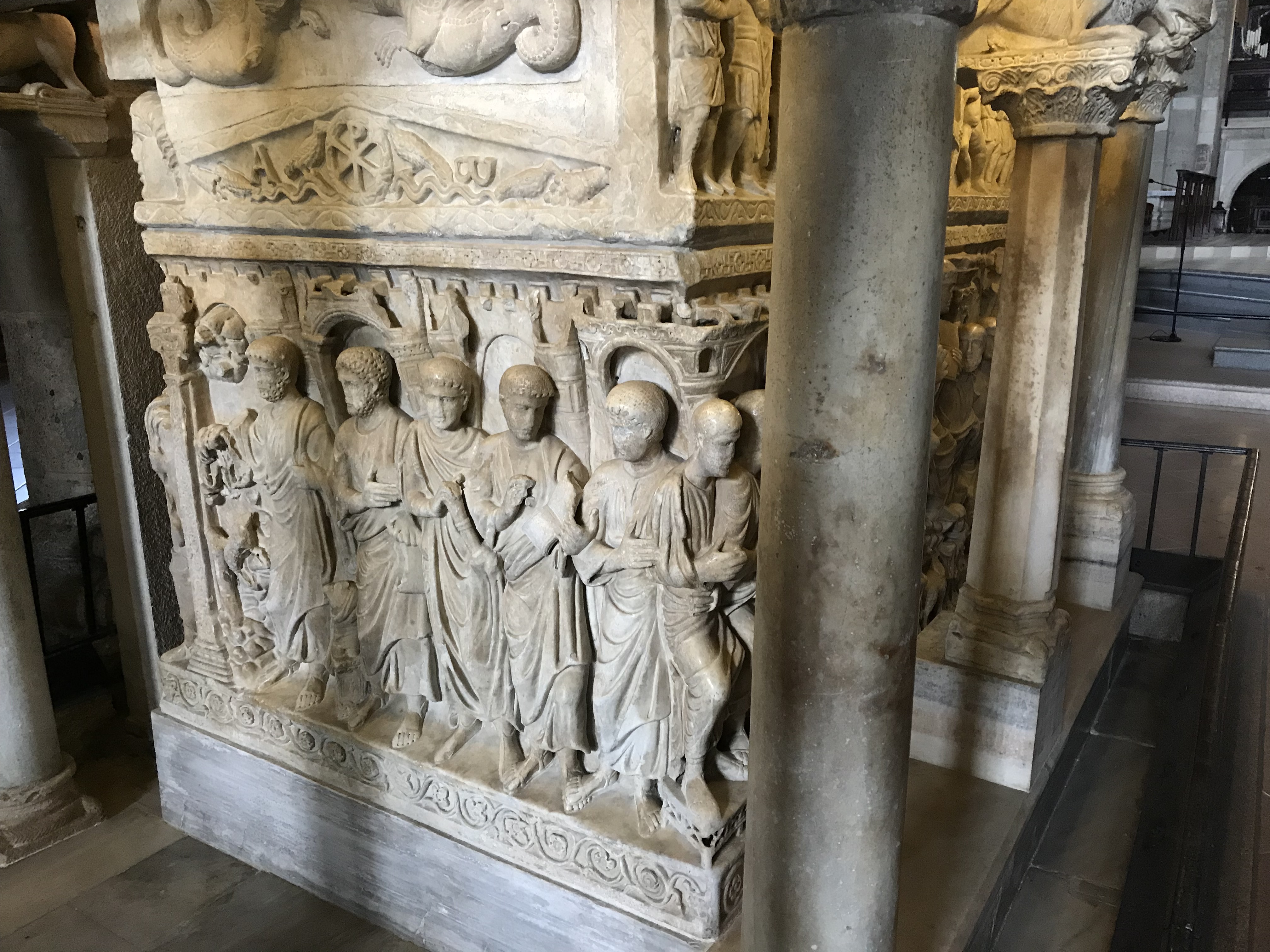 Sarcophagus, Basilica Sant' Ambrogio, Milan, Italy