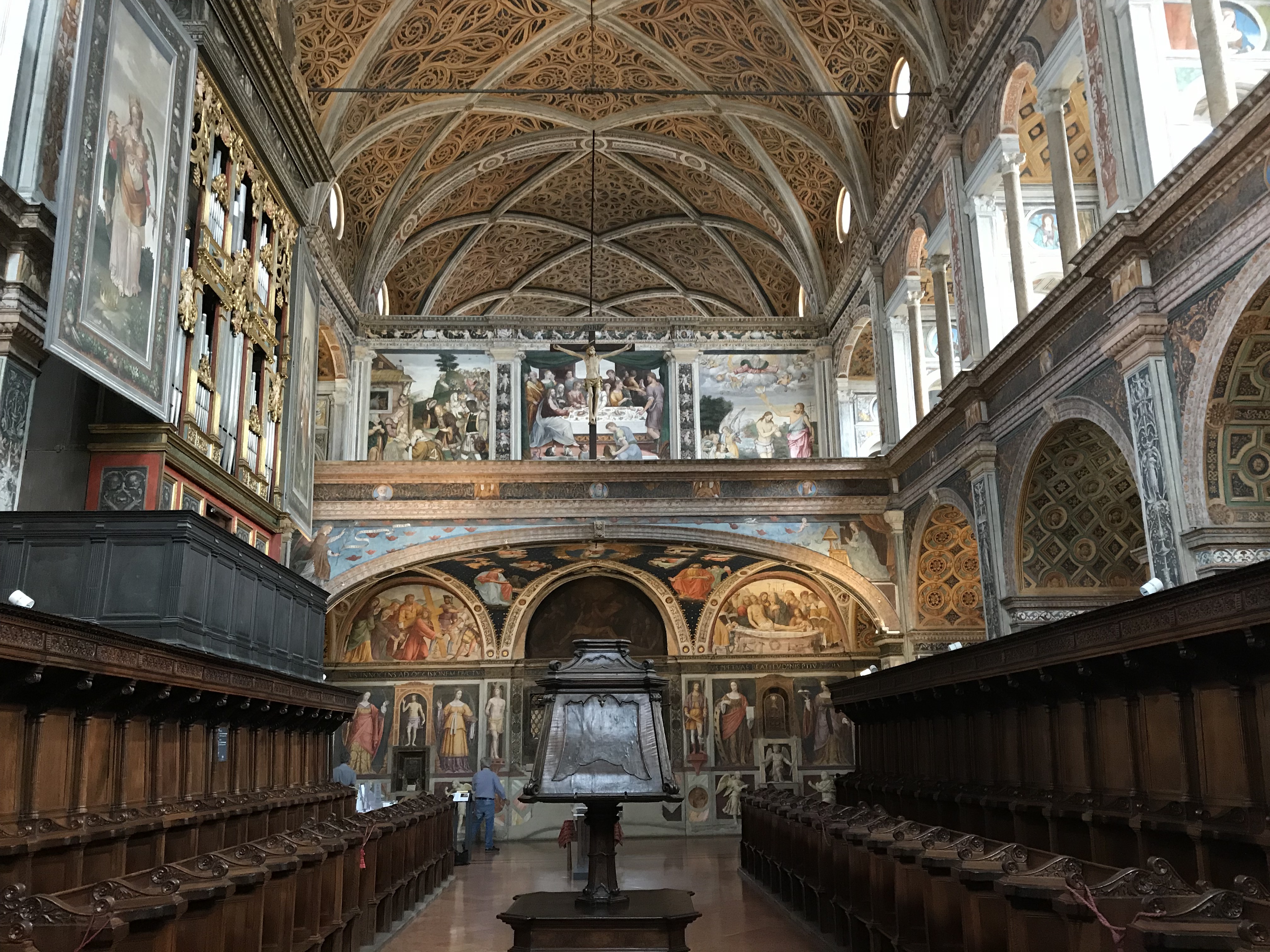 Hall of the Nuns, San Maurizio al Monastero Maggiore, Milan, Italy