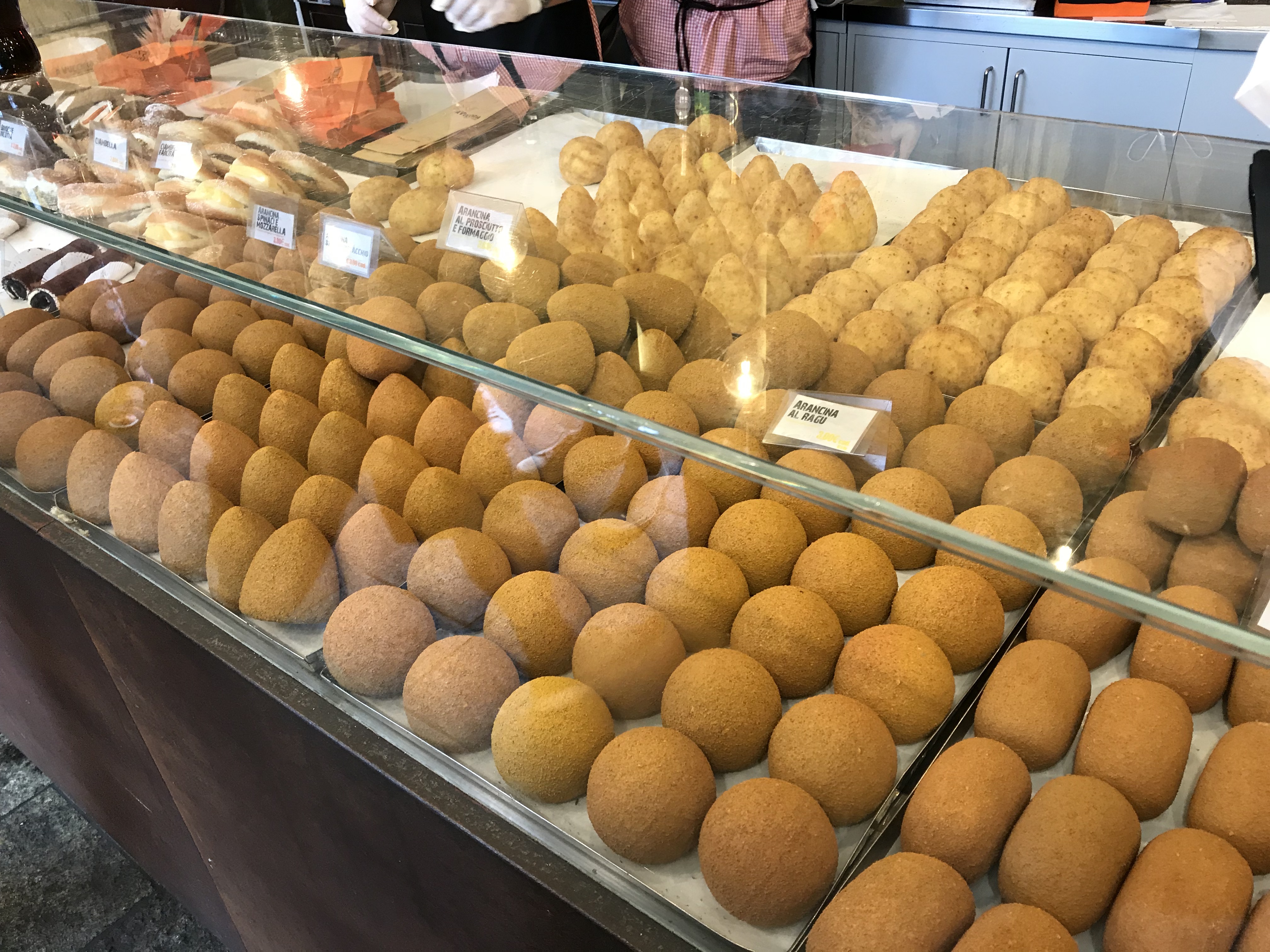 Arancini, Milan, Italy.