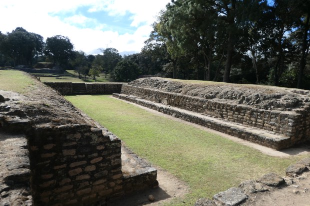 Ball court, Iximche, Guatemala