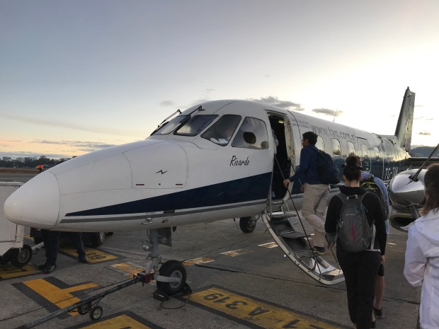 Guatemala plane to Tikal